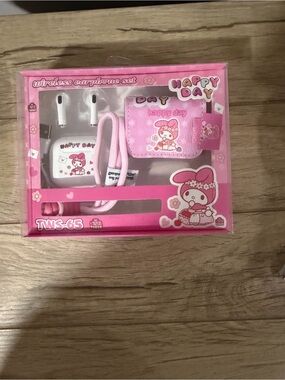 Sanrio Pink Wireless Earbuds TWS-65 with My Melody Case